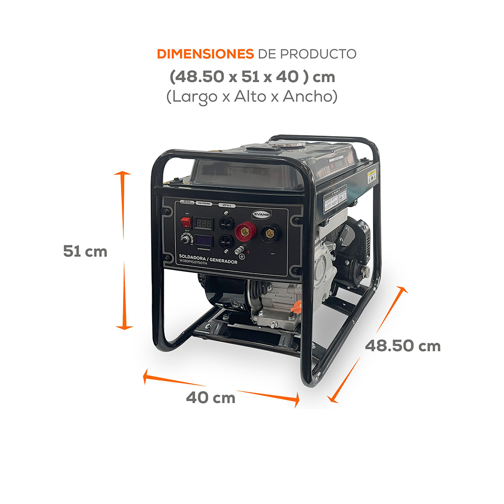 SOLDADORA/GENERADOR 180A/2KVA - Imagen 5
