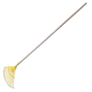 130590 Escoba jardin metal 22dt curva Surtek