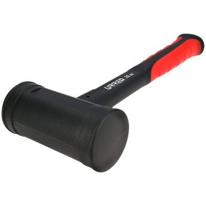 1445FG Mazo de golpe seco tapas fijas con mango Rubber grip de 11-31/32", 45 oz Urrea
