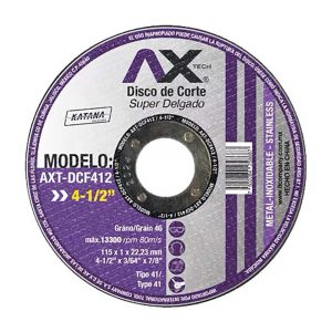 AXT-DCF412 Discos de Corte Fino 4 1/2"