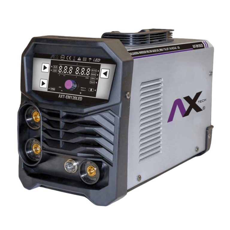AXT-EM120LED Soldadora inversor MIG sin gas, MMA y TIG LIFT biVoltaje