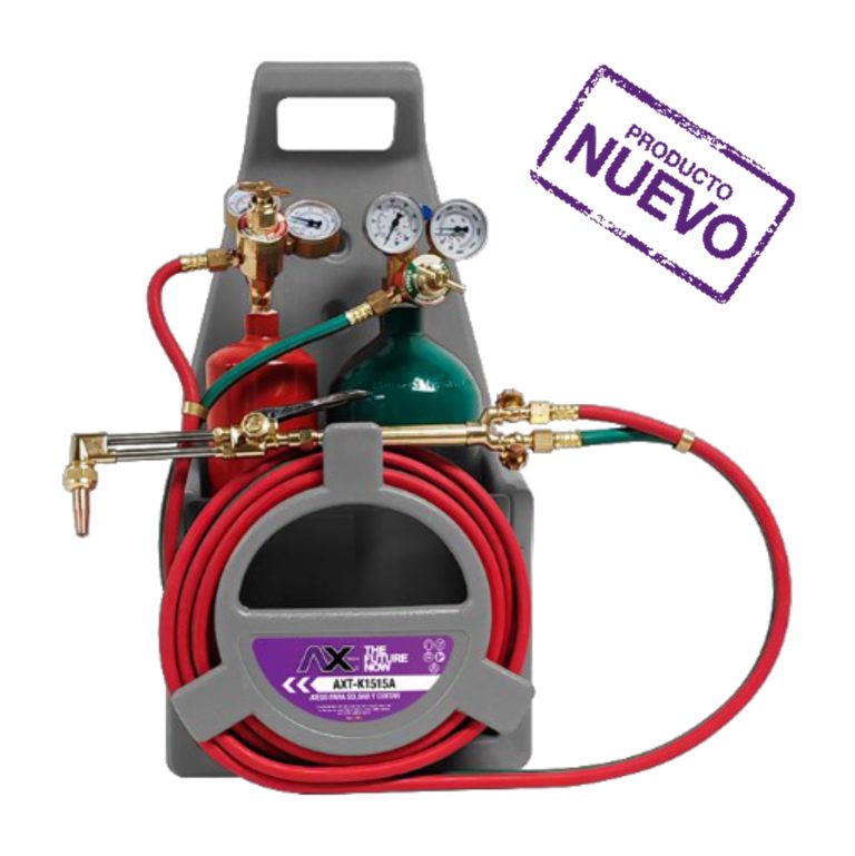 AXT-K1515A KIT DE CORTE Y SOLDADURA PORTÁTIL TIPO VICTOR CON CILINDROS SE OXIGENO Y ACETILENO