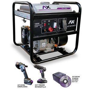 AXT-MS160CD-C1 MOTOSOLDADORA GASOLINA 70/130A, 110V/60Hz, 7HP, 1000W, CORRIENTE DIRECTA