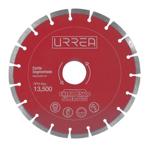 DDES7 Disco de diamante uso extra pesado corte segmentado 7" Urrea