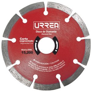 DDIS9 Disco de diamante uso industrial corte segmentado 9" Urrea