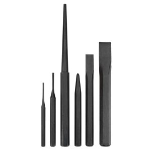 Juego de puntos, punzones, cinceles y botadores de 12 piezas  Urrea