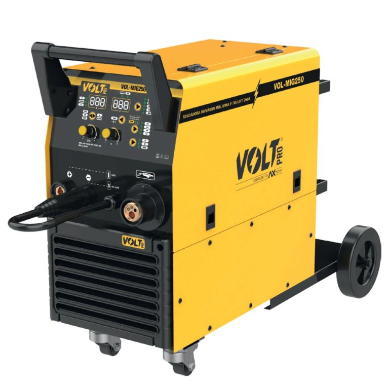 VOL-MIG250 SOLDADORA INVERTER MIG/MMA/LIFT TIG 1P 220V 40-250A INCLUYE ANTORCHA MIG3