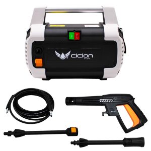CIC-HE120 Hidrolavadora Eléctrica 1300w Ciclon 120 Bar / 1740 Psi C/ Pistola Y Lanza