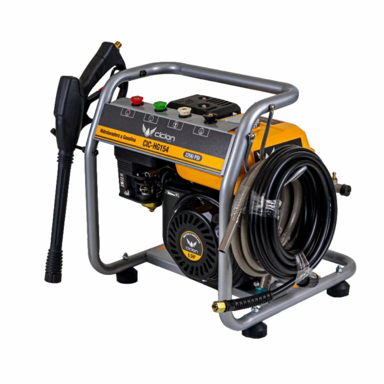 CIC-HG154 Hidrolavadora A Gasolina Ciclon 6.5 Hp 150 Bar / 2200 Psi C/ Pistola Y Lanza