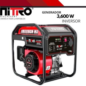 NIT-GY4000 GENERADOR INVERSOR A GASOLINA 3800W, 8.5HP, 110V