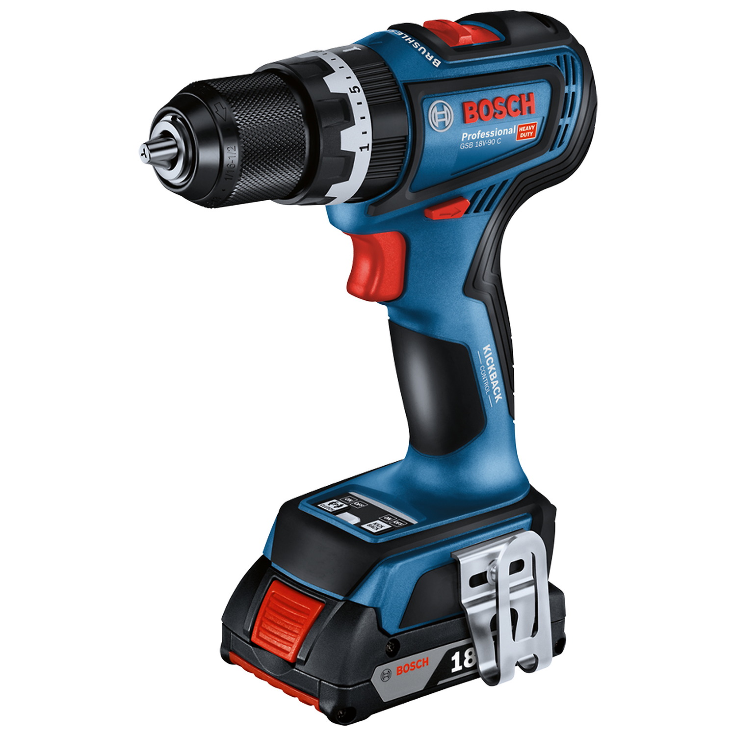 06019K61G1 Rotomartillo Bosch GSB 18V-90C, con 2 baterías y maletín - Imagen 2