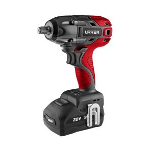 LI1120 Pistola de impacto inalámbrica Urrea con cuadro de 1/2", voltaje de carga de 120 V, voltaje de batería de 20 V, torque máximo de 170 Nm, velocidad máxima de 2 200 rpm, 3000 i/m Urrea