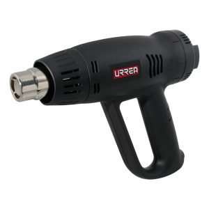 PC960 Pistola de calor de 127 V, frecuencia 60 Hz, con potencia de 1800 W, alcanza una temperatura de 600 °C y una mínima de 60 °C, tiene un flujo de aire de 300-500 L/min.  Urrea