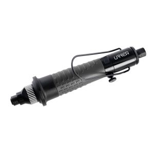 UPTC30A Destornillador neumático de torque controlado tipo lápiz, con punta hexagonal de 1/4", rango de torque de 0.4 a 3.5 Nm, velocidad sin carga de 1400 r/min, con función reversible, consumo de aire de 12.4 CFM Urrea