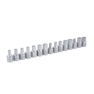 2393 Juego de dados para drenado de aceite, cuadro 3/8". Urrea