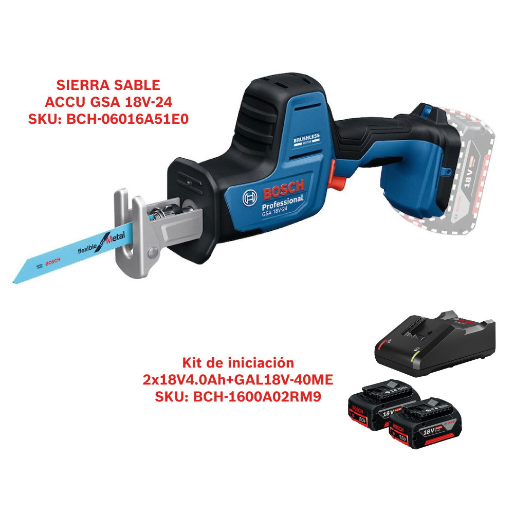 BCH-KIT-B2 Sierra Sable PRO GSA 18V-24 BCH-06016A51E0