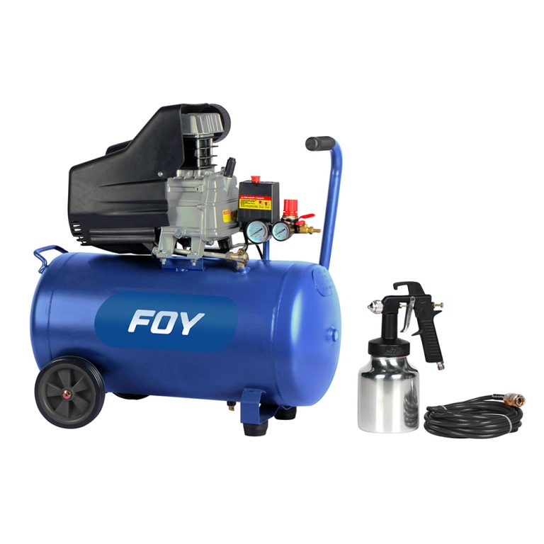 CMP325K Compresor de aire eléctrico lubricado con pistola y manguera 25 Lt 2 HP 120 V