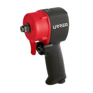 UPX731B Pistola de impacto neumática con tamaño de cuadro de 1/2", capacidad de torque de 500 ft-lb, velocidad sin carga de 8000 rpm, 1200 impactos por minuto, presión de trabajo de 90 psi, entrada de aire de 1/4 NPT y consumo de aire de 4.3 CFM Urrea