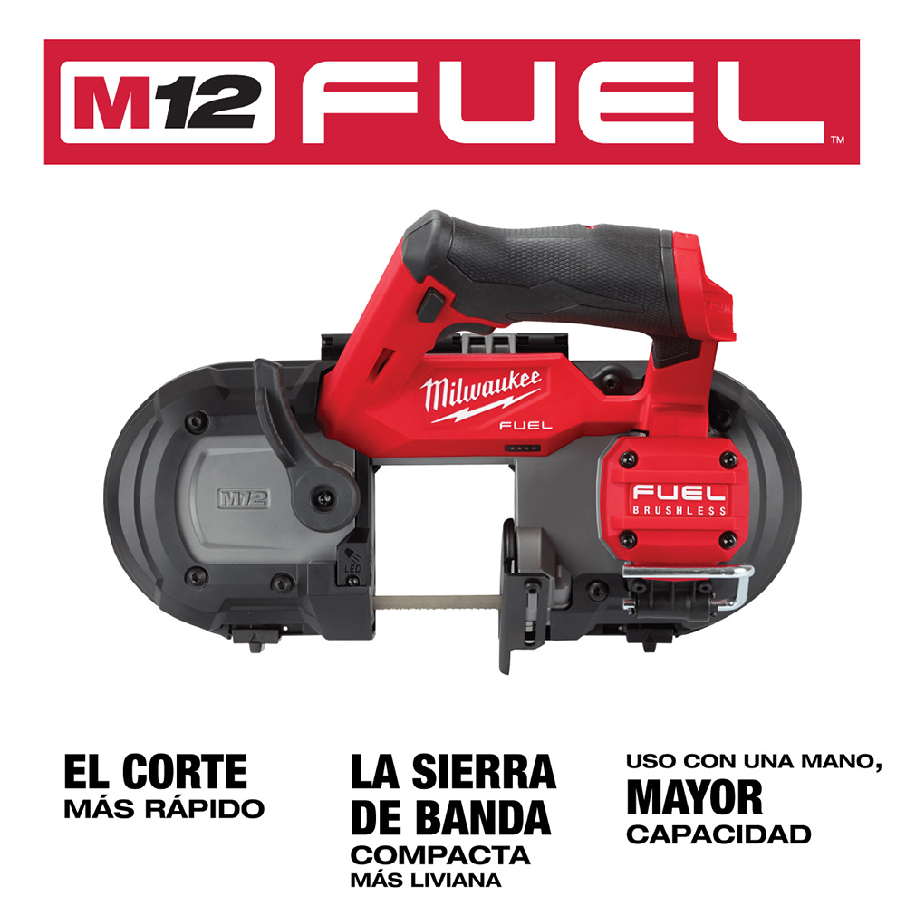 2529-20 Sierra de banda compacta M12 FUEL™ SIN ACCESORIOS - Imagen 4