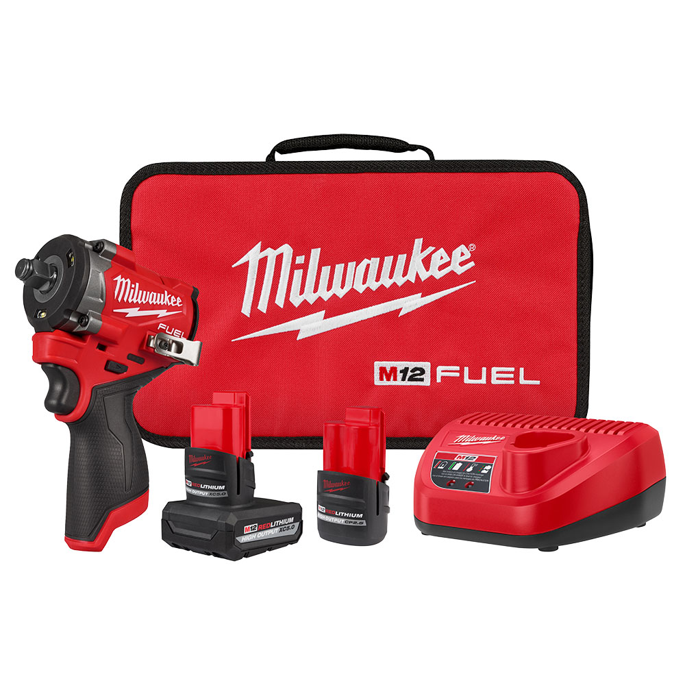 P326-2563 Kit de llave de impacto corta M12 FUEL™ de 1/2" - Imagen 2