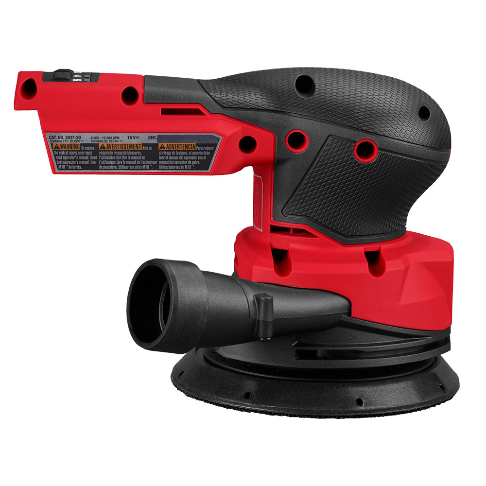 2837-20 Lijadora Orbital de 5" M18 FUEL™ (SIN ACCESORIOS) - Imagen 5