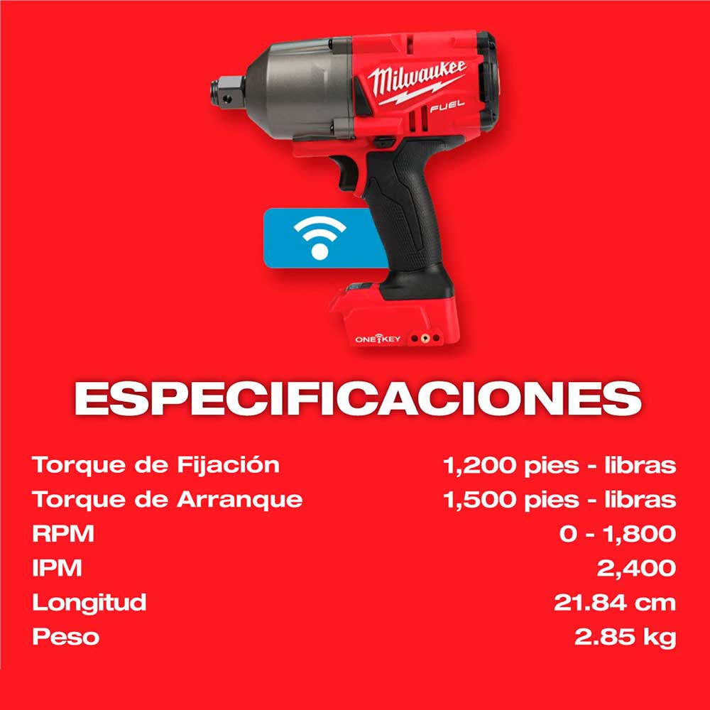2864-20 Llave de Impacto de 3/4 pulg. con anillo de fricción - Imagen 5