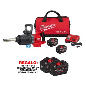 2869-22HD LLAVE DE IMPACTO DE ALTO TORQUE ANVIL, MANGO EN FORMA D, DE 1" M18 FUEL CON ONE KEY (KIT)