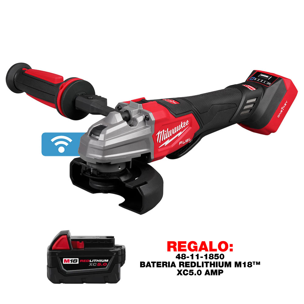 2986-20 Amoladora de frenado de doble gatillo M18 FUEL™ de 4-1/2" / 5"(sin Accesorios)