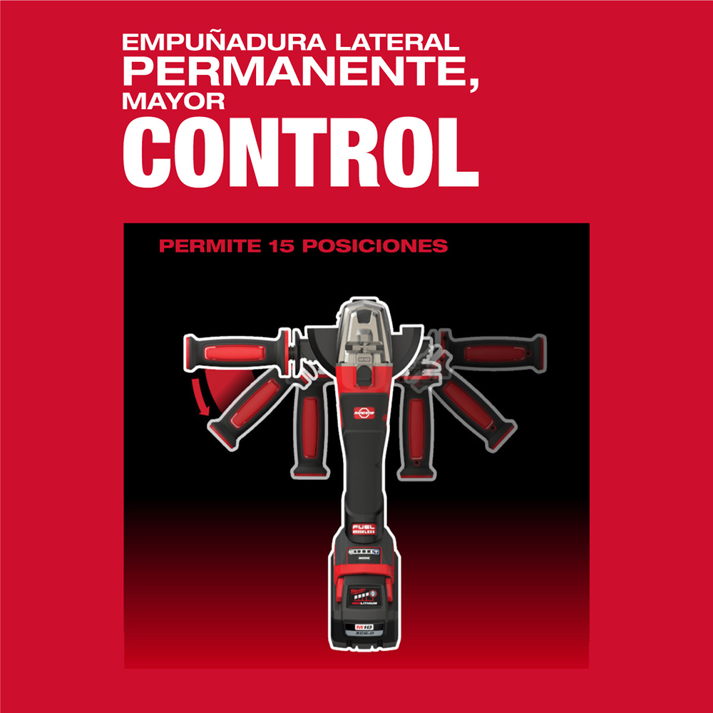 2986-20 Amoladora de frenado de doble gatillo M18 FUEL™ de 4-1/2" / 5"(sin Accesorios) - Imagen 7