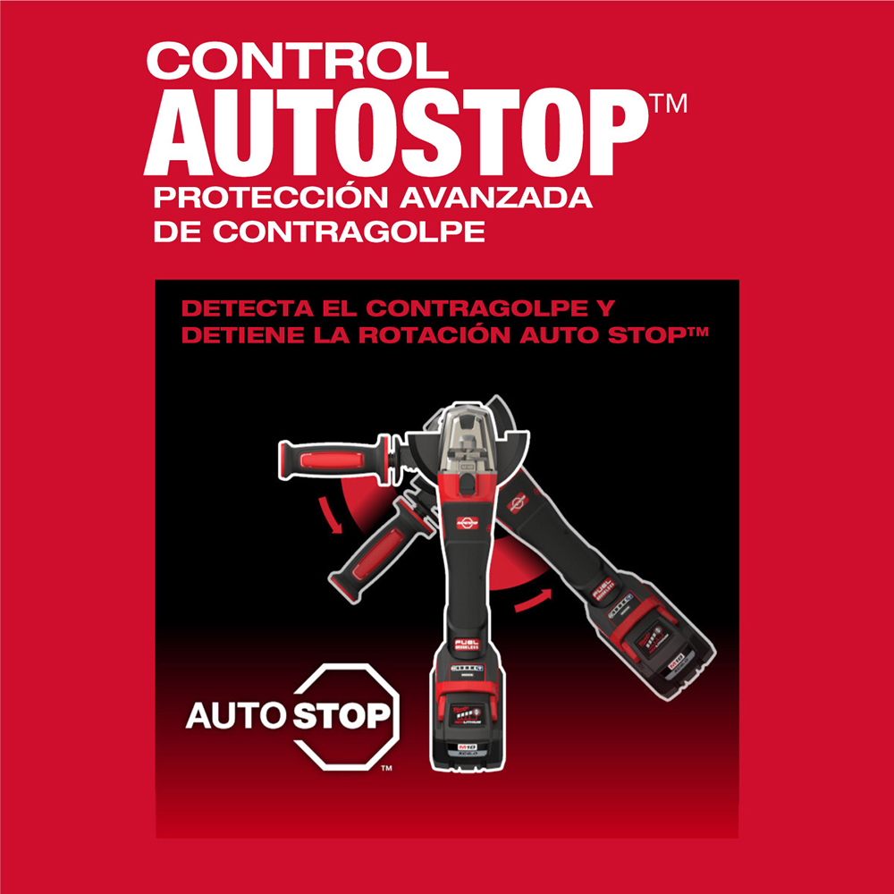 2986-20 Amoladora de frenado de doble gatillo M18 FUEL™ de 4-1/2" / 5"(sin Accesorios) - Imagen 6