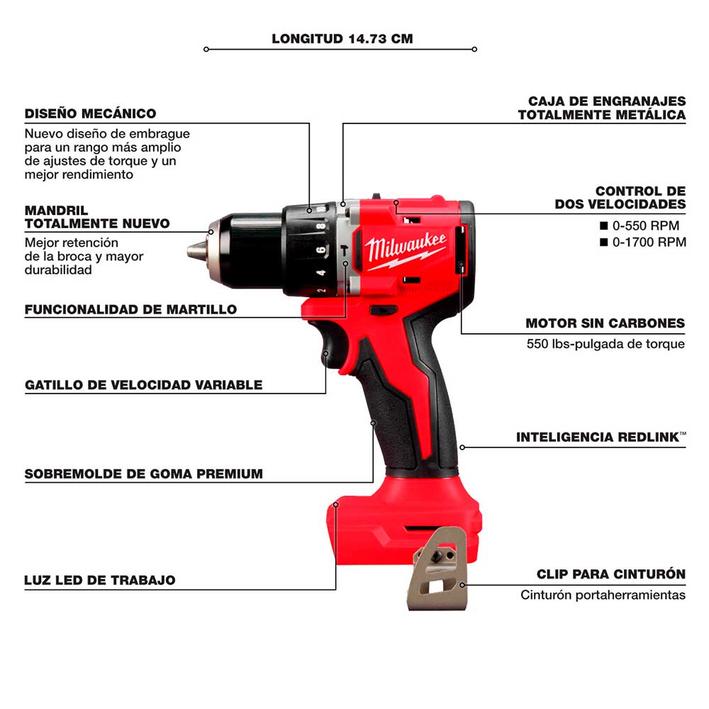 P326-3610 COMBO M18 COMPACTO SIN CARBONES - Imagen 5