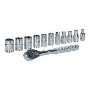 47201 Juego de dados y accesorios milimétrico 12 piezas 1/4" Urrea