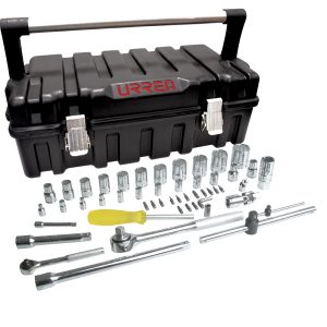 4754P50 Juego de 51 dados y accesorios en pulgadas 1/4"-1/2" Urrea