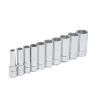 52111 Juego de 10 dados largos en pulgadas 3/8" 6 puntas Urrea