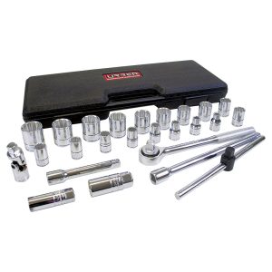 5400PC Juego de 25 dados y accesorios en pulgadas 1/2" Urrea