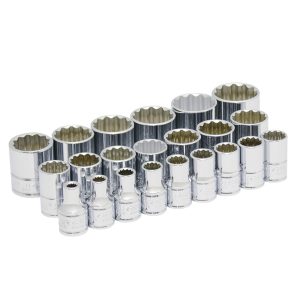 54113 Juego de 22 dados en pulgadas 1/2" en riel Urrea