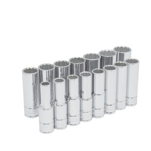54207 Juego de 15 dados largos métricos 1/2" Urrea