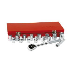 54208 Juego de 17 dados y accesorios métricos 1/2" Urrea