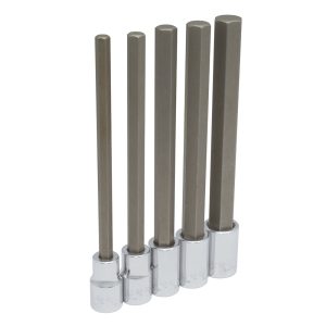 5441M5L Juego de 5 dados punta hexagonal largas métricos1/2" Urrea