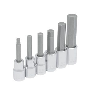 5441M6 Juego de 6 dados punta hexagonal métricos 1/2" Urrea