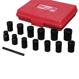 7200S Juego de extractor tuercas barridas 14 piezas 3/8" Urrea