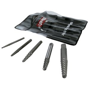 9500B Juego extractor "cola de cochino" para tornillos 5 pzs Urrea