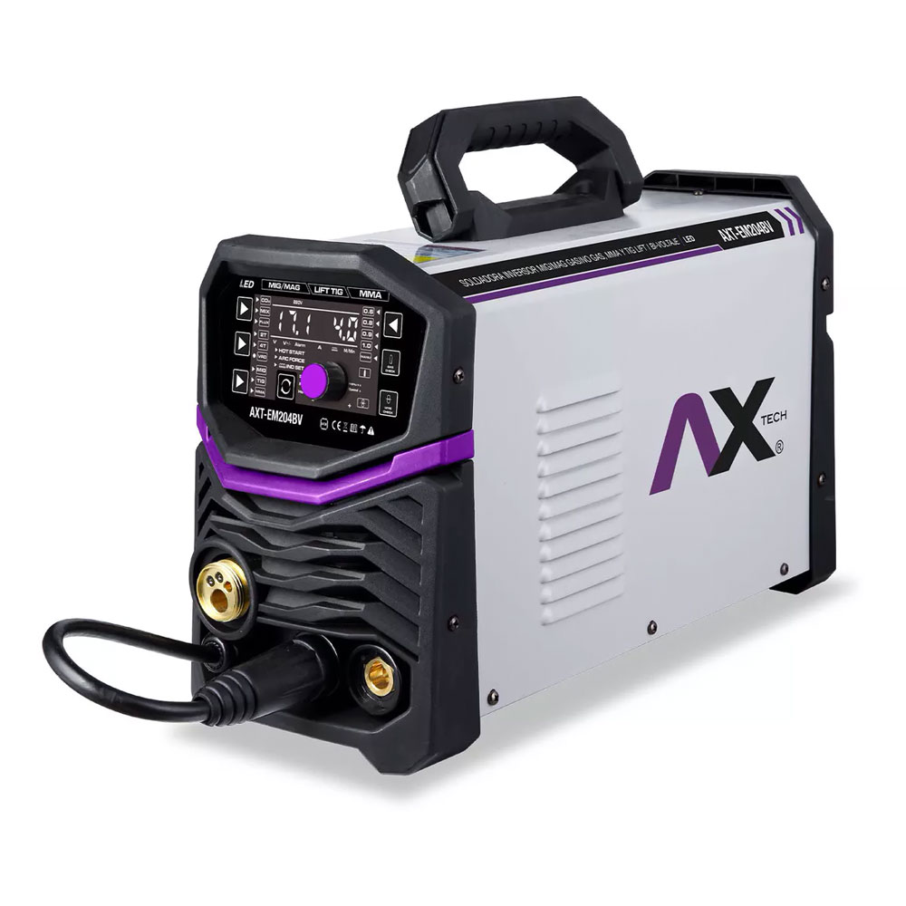 AXT-EM204BV-C3 COMBO SOLDADORA INVERSOR MICROALAMBRE, GAS/NO GAS, ELECTRODO Y TIG LIFT - Imagen 2