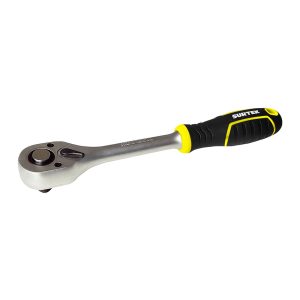 F4450X Matraca reversible con mango bimaterial, quick release, para dado cuadro de 1/4" Surtek