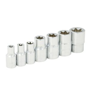 F4451E Surtek Juego de 7 dados punta Torx® hembra 1/4"