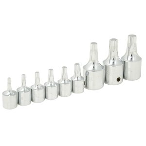 F4451T Surtek Juego de 9 dados punta Torx® macho 1/4"