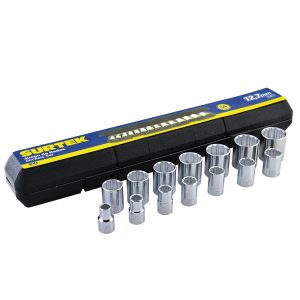 F5800A Surtek Juego de 14 dados en pulgadas 1/2"