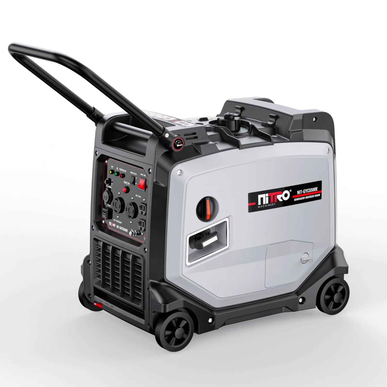 NIT-GYC5500E GENERADOR INVERTER SILENCIOSO 5500W, 11HP, 110/220V, CON MARCHA Y BATERIA - Imagen 4