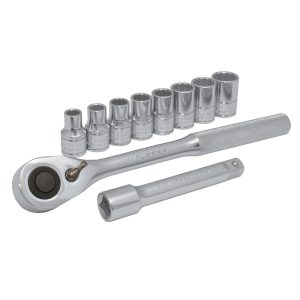 JBUA01M Juego de 10 dados y accesorios métricos 1/2" Urrea