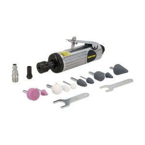 MN414K Juego de moto-tool neumático recto con accesorios, 15 piezas Surtek